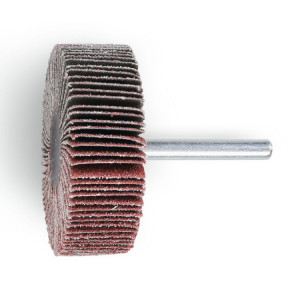 Perie lamelara abraziva din corindon Ø60mm, cu tija Ø6mm 11266