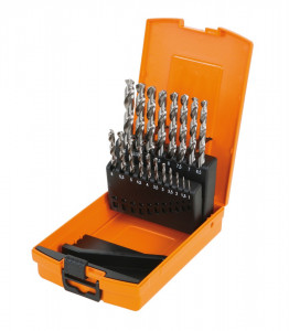 Set burghie HSS, 1-10mm, 19 piese 412/SP19P