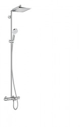 Coloana de dus cu termostat si pipa cada Hansgrohe Crometta E240