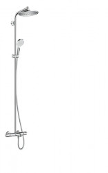 Coloana de dus cu termostat si pipa cada Hansgrohe Crometta S240