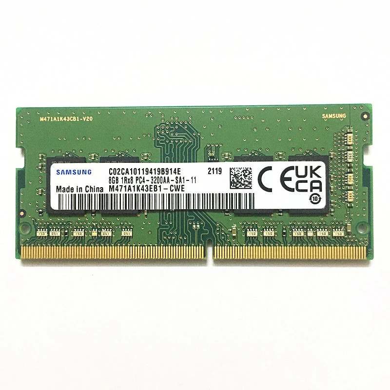 Departure for Ithaca Predictor Memorie Laptop 8GB Samsung DDR4, 3200MHz, 1RX8, PC4, CL22