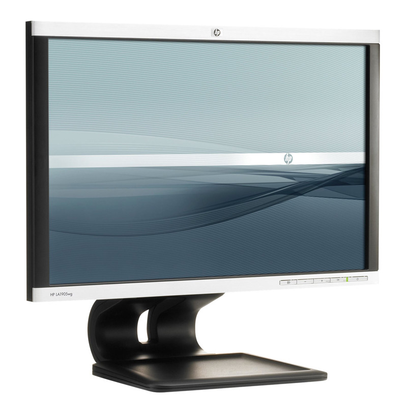 Monitor LCD HP 19" LA1905WG, 1440 x 900, 5ms, DVI, VGA, USB, Cabluri