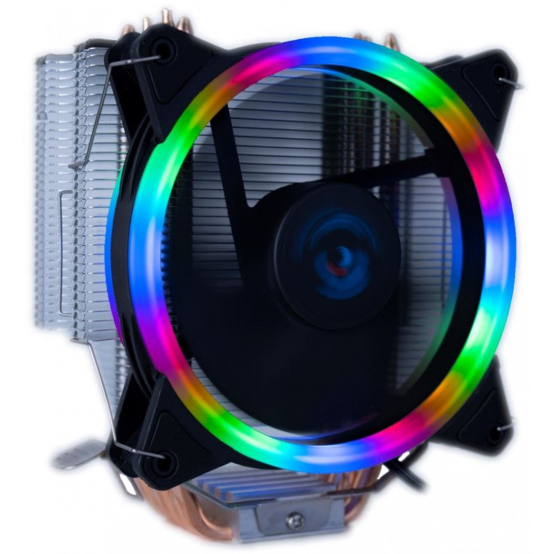 Cooler CPU Inaza Polar 5, Ventilator 120mm, LED Rainbow