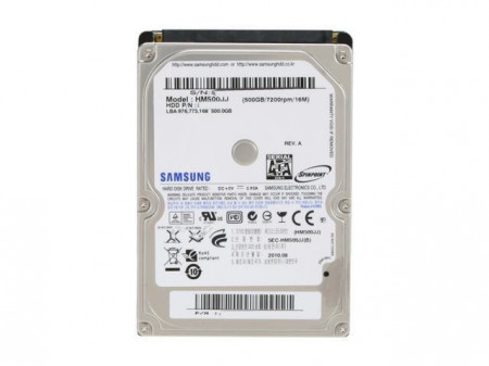 Hard Disk laptop 500GB SAMSUNG HM500JJ, SATA II, 7200rpm, 16MB Buffer