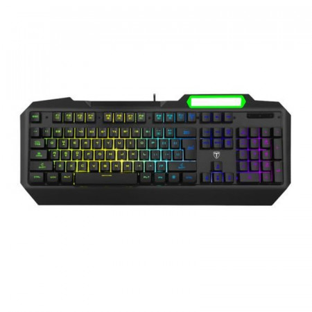 Tastatura Gaming T-DAGGER Gunboat, 19 taste fara conflict, Iluminare LED RGB, 12 taste multimedia