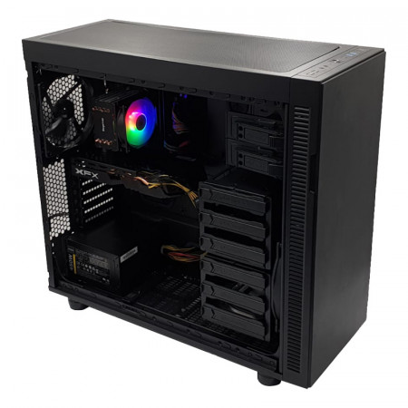 Calculator Gaming Suppresor F51, Intel Core i5 9400F 2.9GHz, MSI B360M Pro VD, 16GB DDR4, SSD 250GB, 1TB, XFX RX 580 4GB DDR5 256-bit, DVI, HDMI, 450W