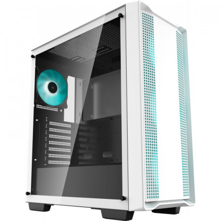 Carcasa Gaming Deepcool CC560 alba, USB 3.0, Panou transparent