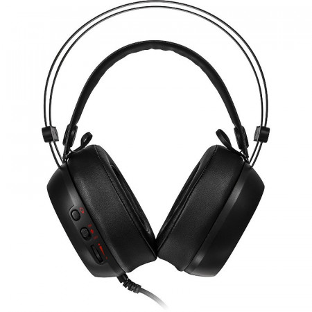 Casti Gaming Tt eSPORTS Shock Pro RGB, Stereo, Iluminare RGB, 2x Jack 3.5mm, TRS, 97db, Difuzoare 40mm