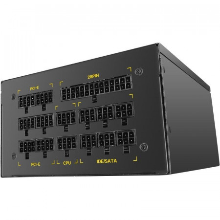 Sursa Minat Segotep GP1350G 1250W Full modulara 7x SATA, 3x Molex, 12x 6+2 pin, Eficienta 90%, PFC activ
