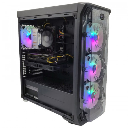 Calculator Gaming LuxBlack, Intel Core i5 4590 3.3GHz, GIGABYTE B85M-HD3, 16GB DDR3, SSD 128GB, 500GB, Sapphire R9 380x Nitro 4GB DDR5 256-bit, HDMI, 550W