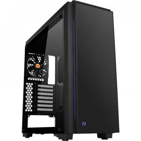 Carcasa Gaming Thermaltake Versa C23 Tempered Glass RGB Edition, USB 3.0, Panou transparent, MiddleTower, Vent. 120mm
