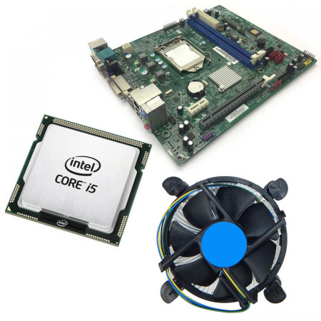 Kit Placa de baza Acer H81H3-AD, 4th gen, DDR3, Intel Core i5 4570 3.2GHz, 4 nuclee, Cooler inclus