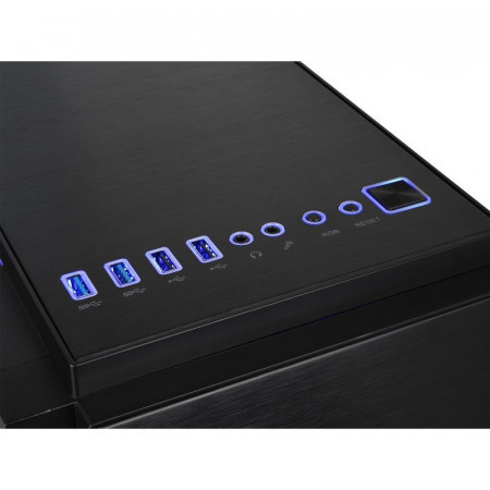Carcasa Gaming Thermaltake Versa C23 Tempered Glass RGB Edition, USB 3.0, Panou transparent, MiddleTower, Vent. 120mm
