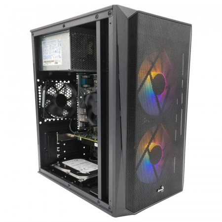 Calculator Gaming Aeroo 107 V2, Intel Core i5 4460 3.2GHz, Lenovo IS8XM, 8GB DDR3, SSD 128GB, 250GB, ATI R5 340X 2GB DDR3, DVI, 280W