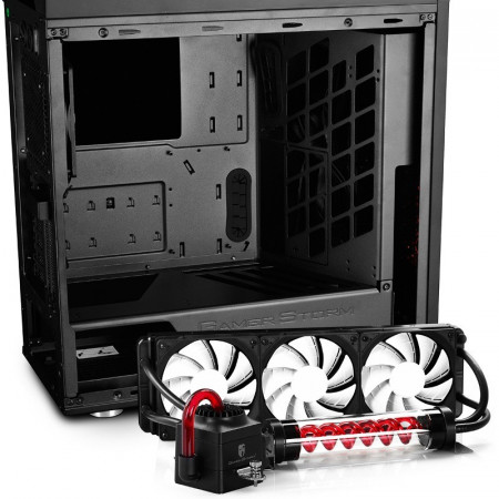 Carcasa Gaming Deepcool Gamer Storm Genome II, Cooler inclus, USB 3.0, Vent 4x 120mm, MiddleTower, Desigilat