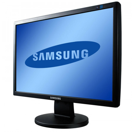 Monitor LCD Samsung SyncMaster 2243BW 22" Wide, 1680x1050, 5ms, VGA, DVI, Cabluri Incluse