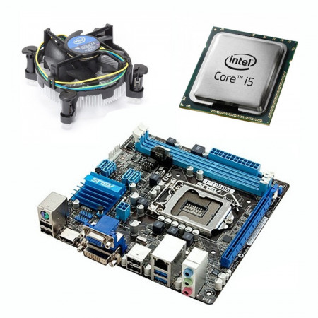 KIT Placa de baza ASUS P8H61-I, Intel Core i5 2400 3.1GHz, Cooler procesor