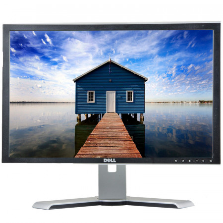 Monitor LCD Dell 24" 2407WFP, 1920x1200, 6ms, DVI, VGA, USB, Cabluri incluse
