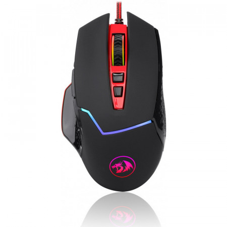 Mouse Gaming Redragon Inspirit 2 RGB, Optic, 14400 dpi, 8 butoane, cu fir