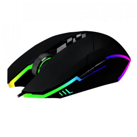 Mouse Gaming T-DAGGER Lieutenant, Optic, USB, 8000 dpi, 8 butoane, RGB LED