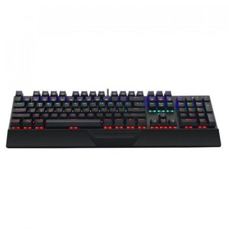 Tastatura Gaming T-DAGGER Destroyer Mecanica, Taste fara conflict, Iluminare LED RGB, Taste durabile (double shot inject)