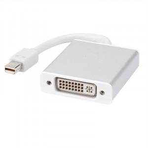 Adaptor DeTech mini DisplayPort tata - DVI mama, Alb