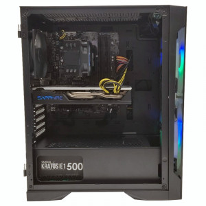 Calculator Gaming Apollo V2, Intel Core i7 6700 3.4GHz, ASUS B150M-C, 16GB DDR4, SSD 512GB, 1TB, RX 580 4GB DDR5 256-bit, 500W