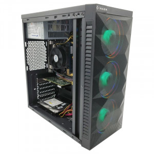 Calculator Gaming Inaza Stealth, Intel Core i5 4460 3.2GHz, Asus H81M-P-SI, 8GB DDR3, SSD 120GB, 500GB, ATI R5 340X 2GB DDR3, 300W