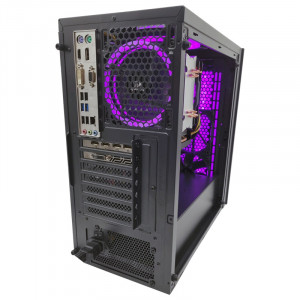Calculator Gaming SteelJaw, Intel Core i7 4790 3.6GHz, Asus Q87M-E, 16GB DDR3, SSD 120GB, 2TB, GTX 1050 OC 2GB GDDR5 128-bit, HDMI, 500W