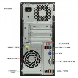 Calculator HP 280 G1 MT, Intel Core i3 4170 3.7GHz, 8GB DDR3, SSD 128GB, 320GB, nVIDIA GT 210 1GB DDR3, DVD-RW