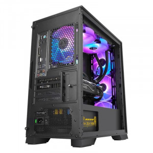 Carcasa Gaming Segotep LUX S, MiddleTower, Panou transparent
