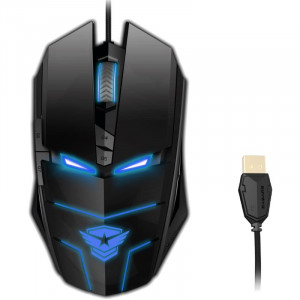 Mouse Gaming Somic Easars Spotter RGB, 4000 dpi, 7 butoane, iluminare LED RGB