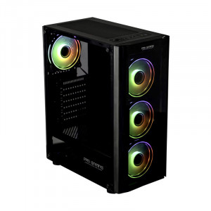 Calculator Gaming Blaze V1, Intel Core i7 6700k 4GHz, Z170M PLUS, 16GB DDR4, SSD 256GB, HDD 1TB, RX 580 4GB DDR5, Telecomanda RGB