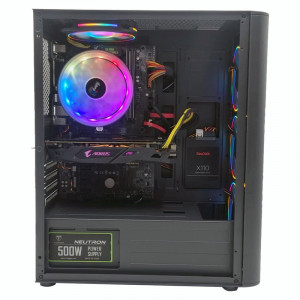 Calculator Gaming InazaPlus, Intel i5 6500 3.2GHz, GA-H110-D3A, 16GB DDR4, SSD 256GB, 1TB, RX 580 4GB DDR5 256-bit, DVI, HDMI, 500W