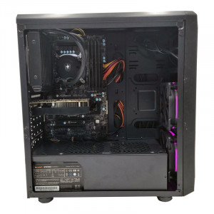 Calculator Gaming Inter-Tech C-III S, Intel Core i7 3770 3.4GHz, ASRock B75 PRO3, 16GB DDR3, SSD 128GB, 1TB, GTX 1050 StormX 2GB GDDR5 128-bit, 350W