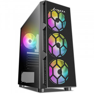 Calculator Gaming Starfire Plus, Intel i5 7400 3GHz, GA-H110-D3A, 16GB DDR4, SSD 256GB, 1TB, XFX RX 580 4GB DDR5 256-bit, DVI, HDMI, 450W
