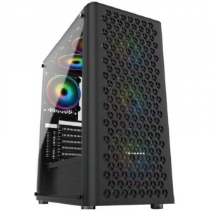 Carcasa Gaming Inaza Fury RGB Tempered Glass, USB 3.0, 4x Vent. 120 mm LED RGB
