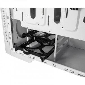 Carcasa Gaming Inter-Tech X-908 Infini2 Alba, USB 3.0 Type-C, Vent. 3x 120mm LED RGB, Panou transparent