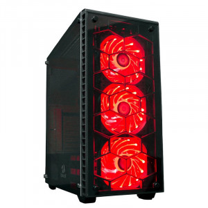 Carcasa Gaming Redragon Diamond Storm, MiddleTower, USB 3.0, Vent. 3x 120mm LED RGB