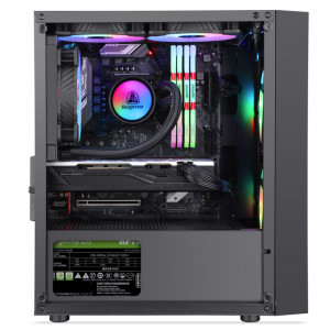 Carcasa Gaming Segotep Prime G, USB 3.0, Panou Transparent