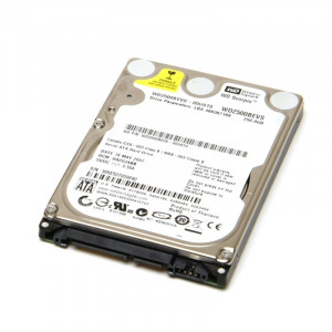 Hard disk Laptop / Notebook 250GB WD Scorpio WD2500BEVS, SATA II, Buffer 8MB, 5400rpm