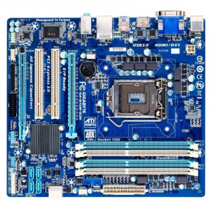 Placa de baza GIGABYTE GA-B75M-D3H fara I/O shield