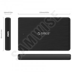 Rack Extern HDD/SSD 2.5" Orico 2189U3 USB 3.0 Black
