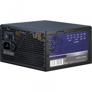 Sursa Inter-Tech Argus 520W, 4x SATA, 6+2 PCI-E, 4x Molex, Vent 120 mm, PFC Activ