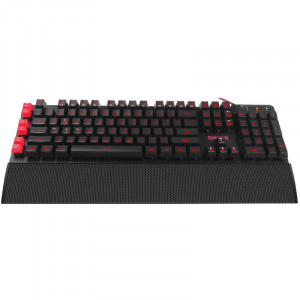 Tastatura Gaming Redragon Yaksa Black K505-BK, Iluminare LED, Open Box