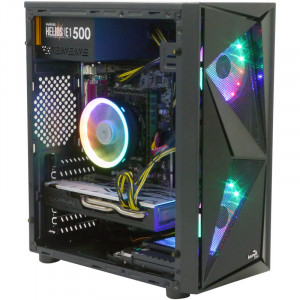 Calculator Gaming Glider Cosmo, Intel Core i5 4460 3.2GHz, ASRock H81 Pro BTC, 16GB DDR3, SSD 120GB, 1TB, Sapphire RX 580 Nitro+ 4GB DDR5 256-bit, HDMI, DVI, 500W