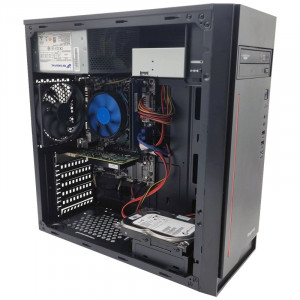 Calculator Gaming Sego V5, Intel Core i3 4130 3.4GHz, GA-H81M-D2V, 8GB DDR3, SSD 128GB, 250GB, ATI R5 340X 2GB DDR3, DVI, 300W, DVD-RW