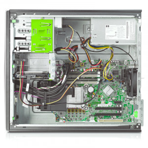 Calculator HP Compaq Pro 6305 MT, AMD Quad Core A4 5300 3.4GHz, 8GB DDR3, SSD 128GB, Radeon HD 7480D, DVD-RW