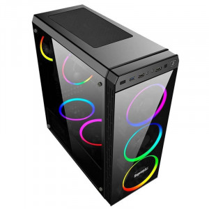 Carcasa Gaming Segotep Hyperion-T Black, USB 3.0, Panou Transparent