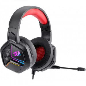 Casti Gaming Redragon Ajax RGB, USB, Iluminare RGB, Difuzoare 53mm